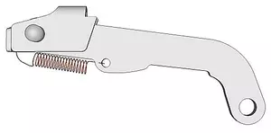 Plano Arm inkl. spärr