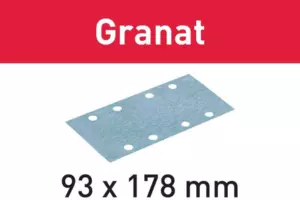Slippapper STF 93X178 Granat 50/100-pack Festool