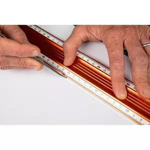 UJK Aluminiumlinjal/rätskiva Pro 968 mm