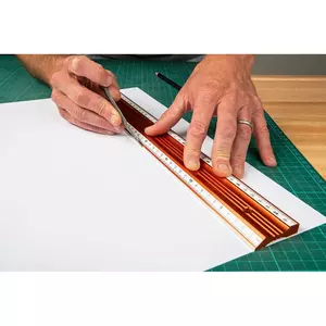UJK Aluminiumlinjal/rätskiva Pro 968 mm