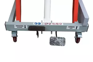 SHT310 Höj/sänkbart arbetsbord på hjul 1580x900mm 310kg