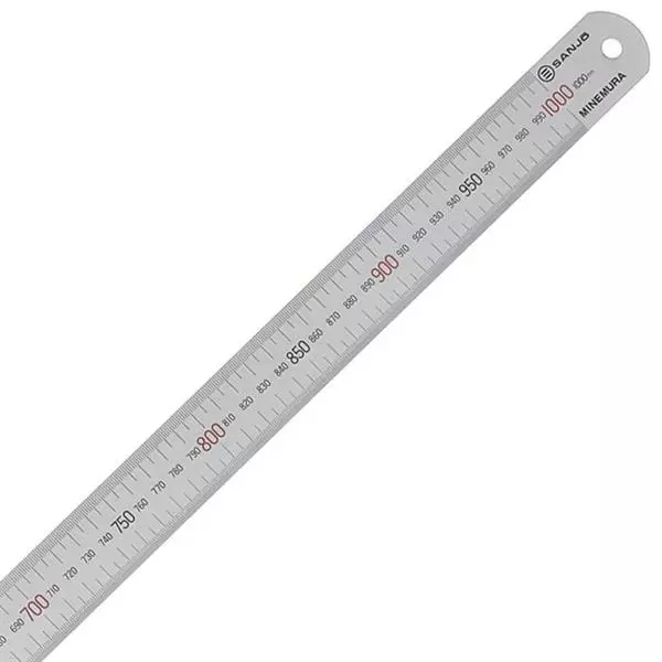 Stållinjal 1000 mm Dictum®