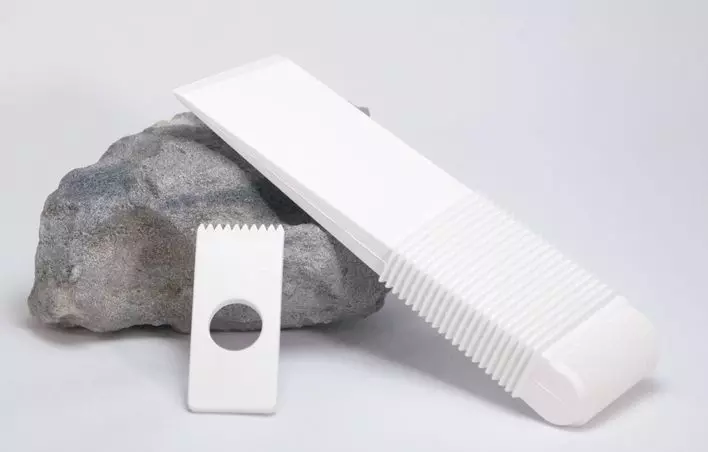 Spackelkniv plast med kam för rengöring