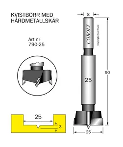 HM Kvistborr Cobolt®