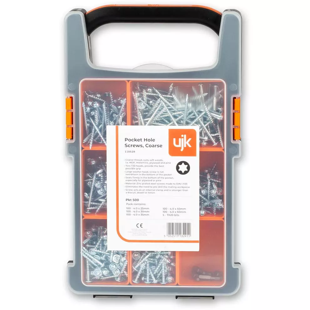 UJK Pocket hole skruvsasts (500st)