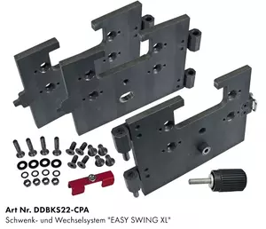 Drechselmeister EASY SWING XL Vinkel-/snabbytesbeslag