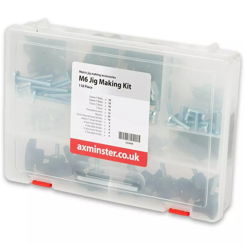 Axminster ALL METRIC JIG MAKING KIT 118-delar (M6 gänga)