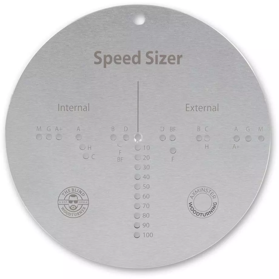 Axminster Speed sizer för evolution svarbackar