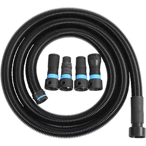 Quick Click antistatisk sugslang 3 m, 32 Ø -4 st maskinadaptrar