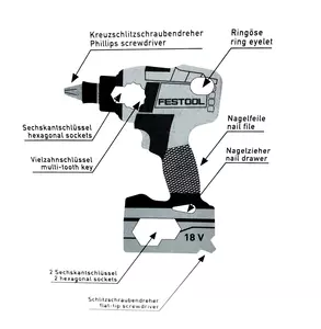 Nyckelringsverktyg KT-TPC-FT1 FESTOOL