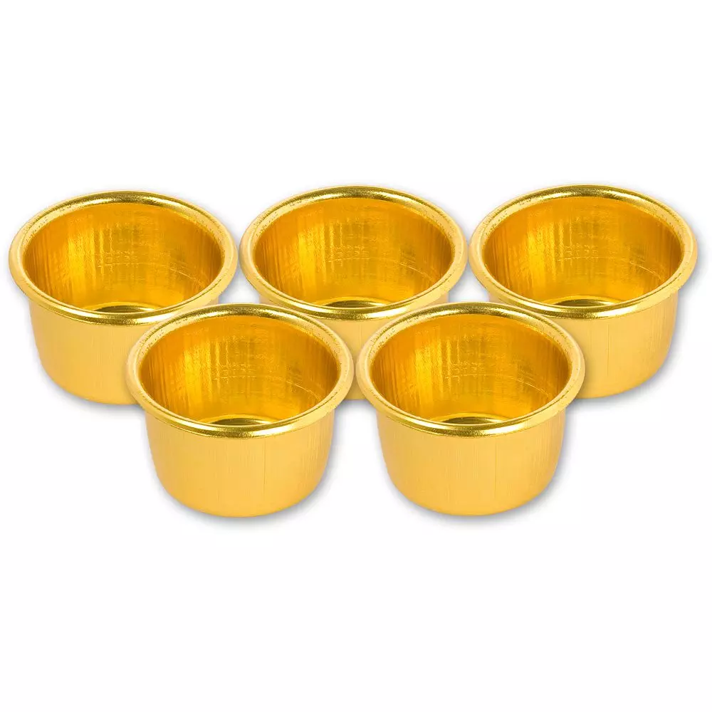 Ljushållare 5-pack innerdiameter 22mm mässing