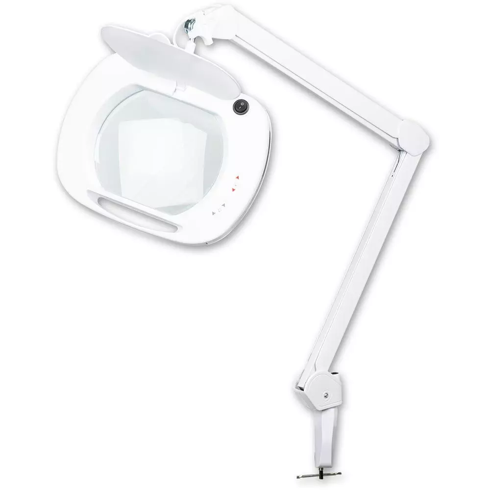 Förstoringslampa LED dubbel dimmer