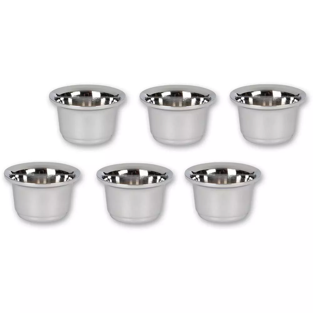 Ljushållare 6-pack ytterdiameter 32mm krom