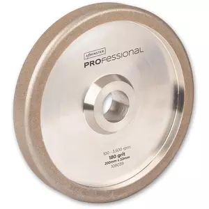 Axminster CBN sliphjul 200 x 32mm K180 - rundat r = 6 mm