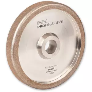 Axminster Professional CBN sliphjul 200 x 32mm K80 rundat r = 6 mm