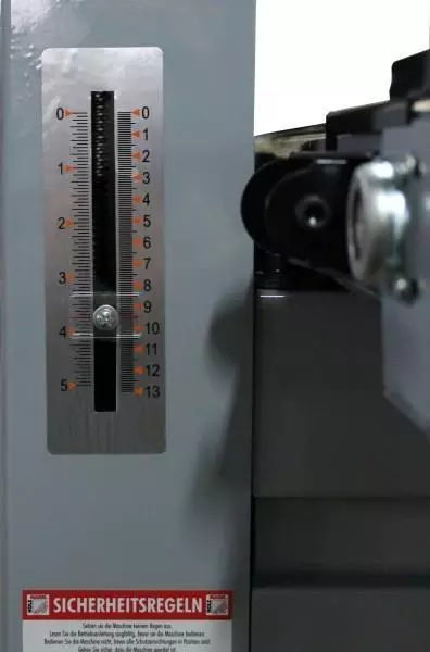 Valsputsmaskin ZS640P, steglös matning
