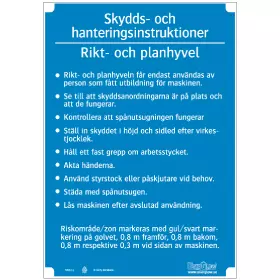 Rikt- och planhyvel - A4 PVC