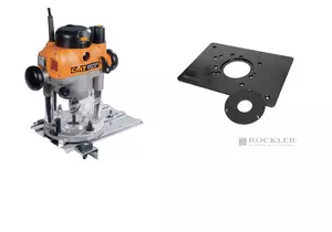 CMT7E handöverfräs 2400W + Rockler monteringsplatta