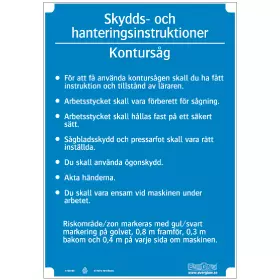 Kontursåg - A4 PVC
