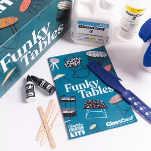Clearly Creative Table KIT - Cow Print
