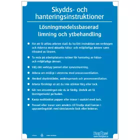 Lösningsmedelbaserad limning o ytbehandling - A4 PVC