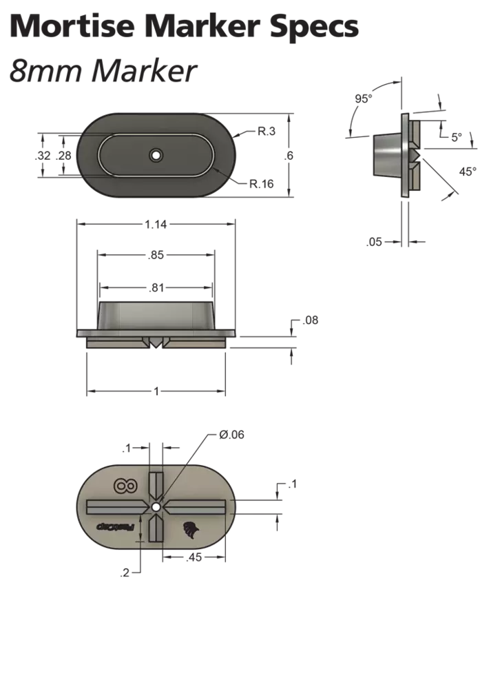 FastCap Mortise Marker (Domino DF 500)