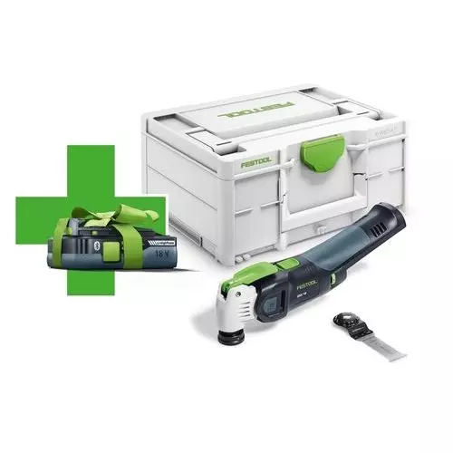 Multiverktyg 18 V OSC 18 E-Ba 4,0 amp batteri på köpet