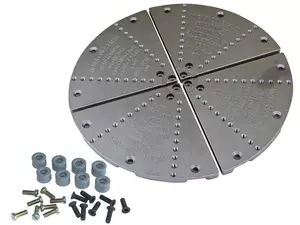 Teknatool Back faceplate segmenterad extra-stor