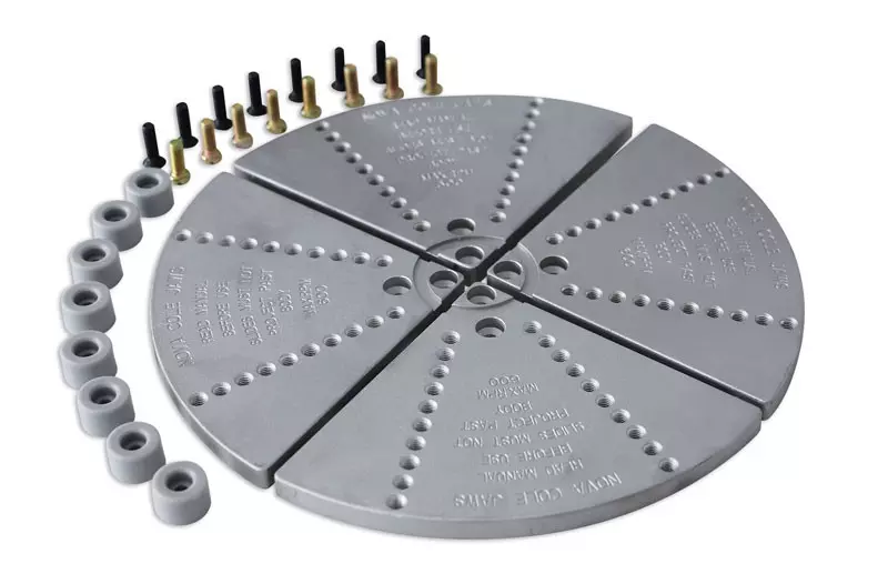 Teknatool Back faceplate segmenterad stor