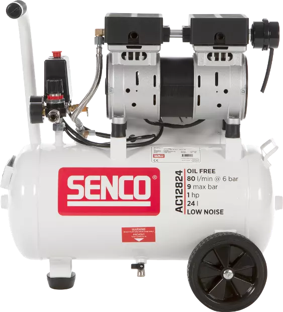 Senco AC12824 Low Noise oljefri kompressor