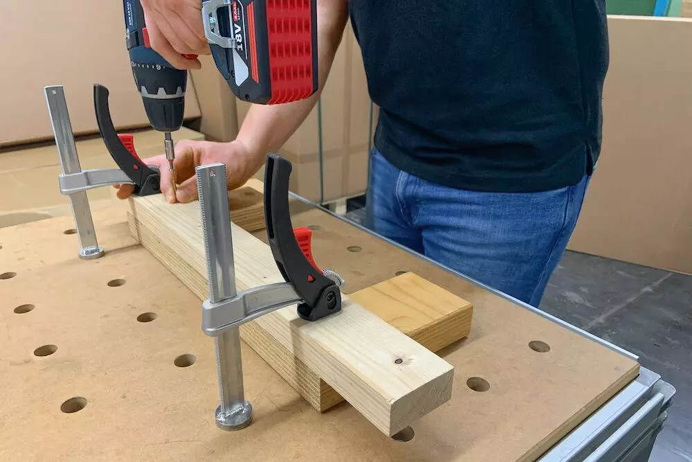 Bessey TW-KLI Spännelement för MFT-bord (2-pack)