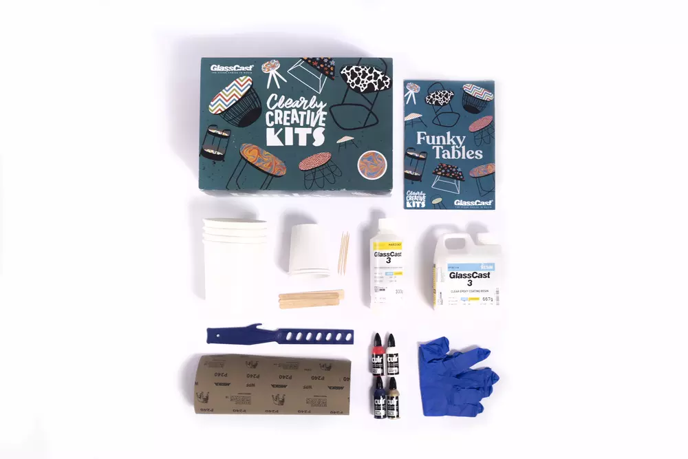 Clearly Creative Table KIT - Cosmic Pour