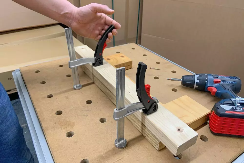 Bessey TW-KLI Spännelement för MFT-bord (2-pack)