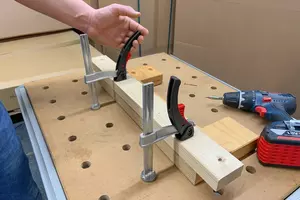 Bessey TW-KLI Spännelement för MFT-bord (2-pack)
