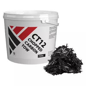 Hackad Kolfiber (12 mm) 750 gram