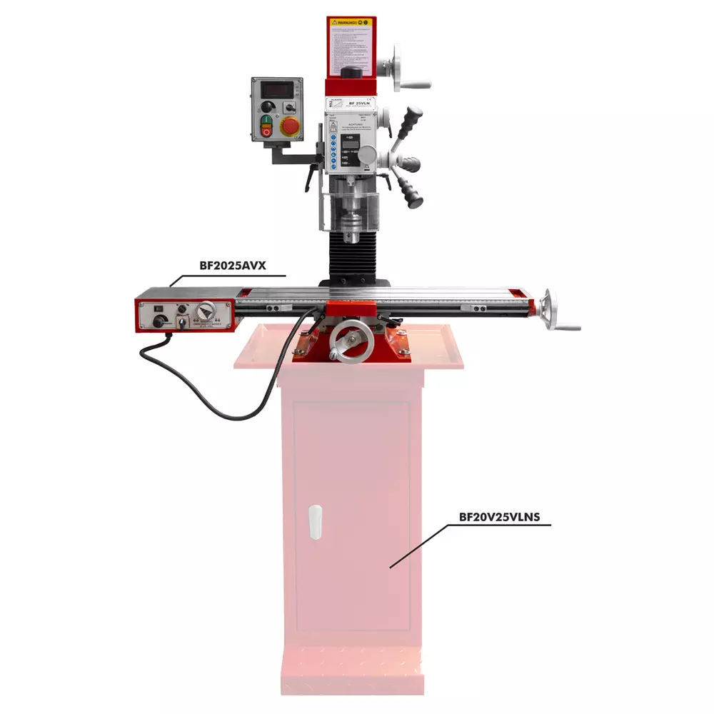 Holzmann BF2025AVX matningsmotor BF20V / BF25VLN metallfräs