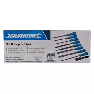 Silverline Fil & Rasp SET 9-delar
