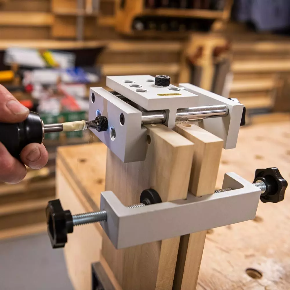 Axminster Workshop Centrumtappsjigg / Jigg för Pluggborr 2- i-1