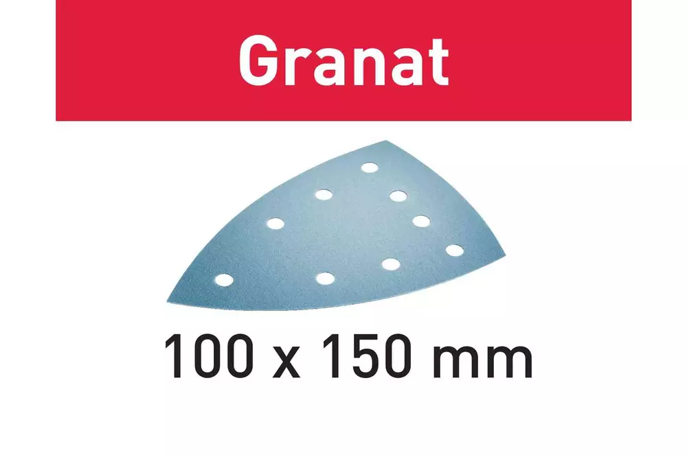 Slippapper Granat STF DELTA/9 - 50/100-pack Festool