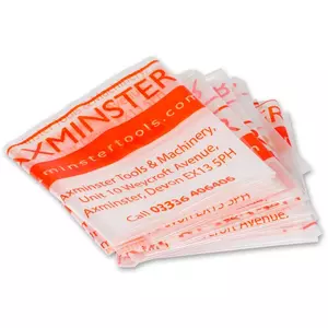 Axminster spånsäck för spånsug AW82E / AC82E (röd) - 10-pac ca 355 mm Ø