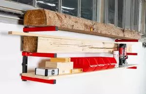 Holzmann Virkesställ HLR1 - 3 hyllplan - KAMPANJ