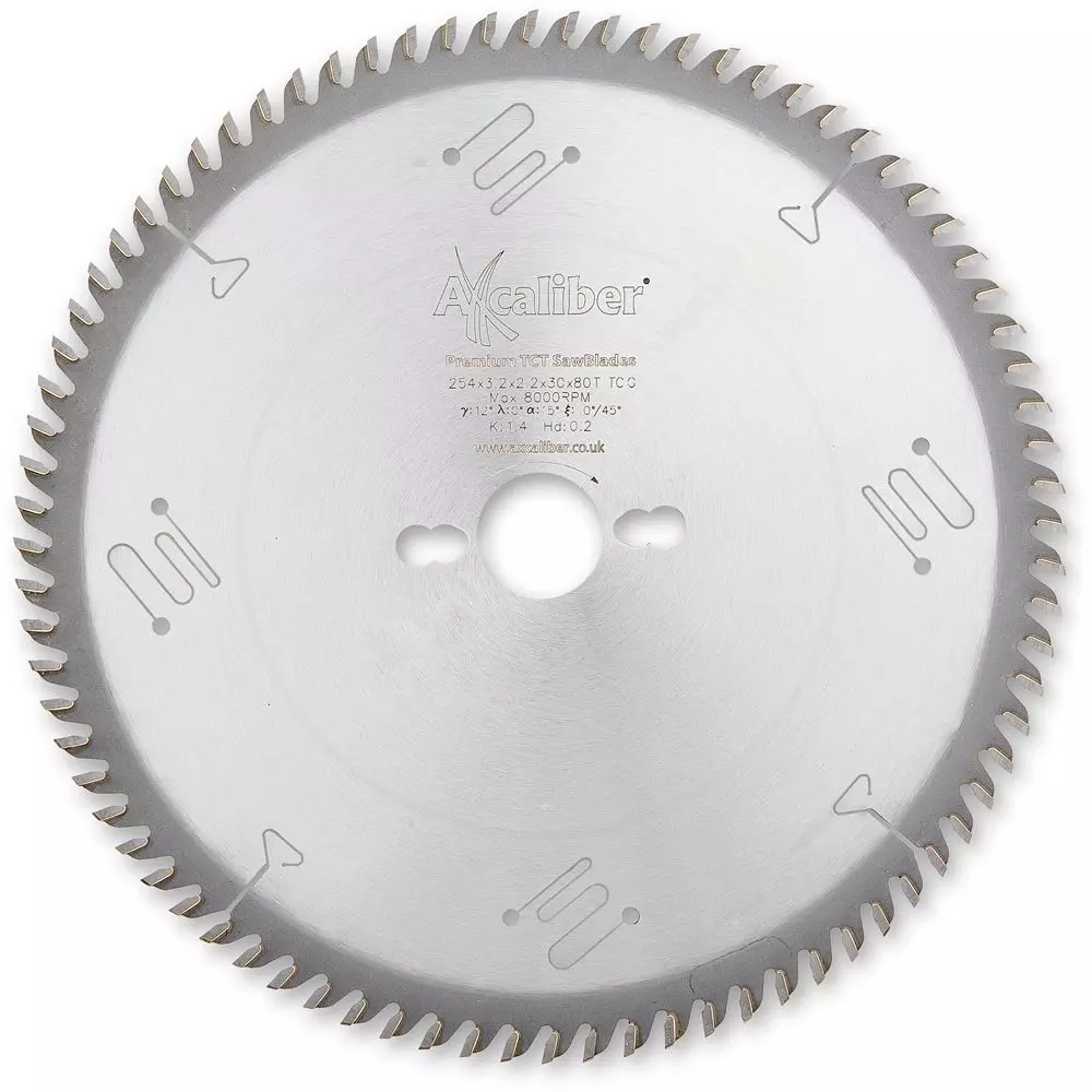 Axcaliber Premium klinga 254 x 3.2 x 30 mm 80T TCT