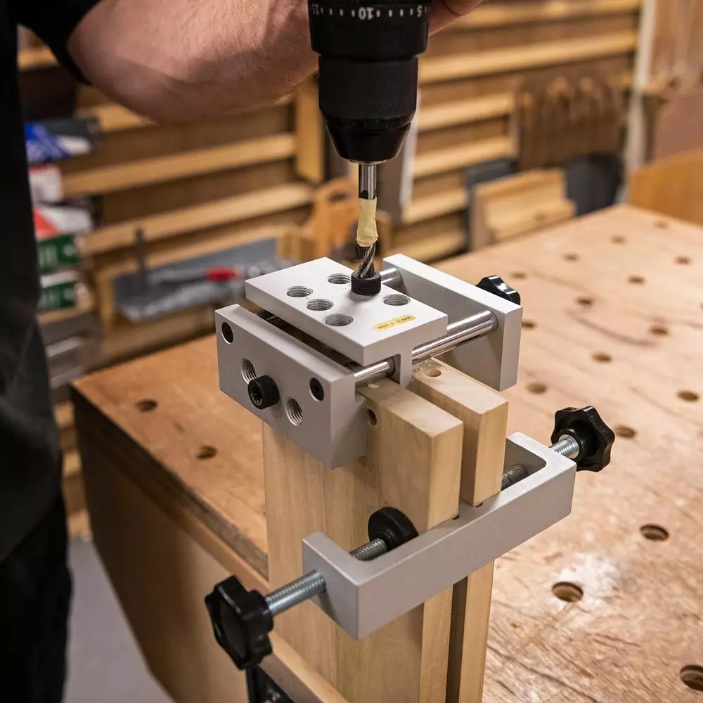 Axminster Workshop Centrumtappsjigg / Jigg för Pluggborr 2- i-1