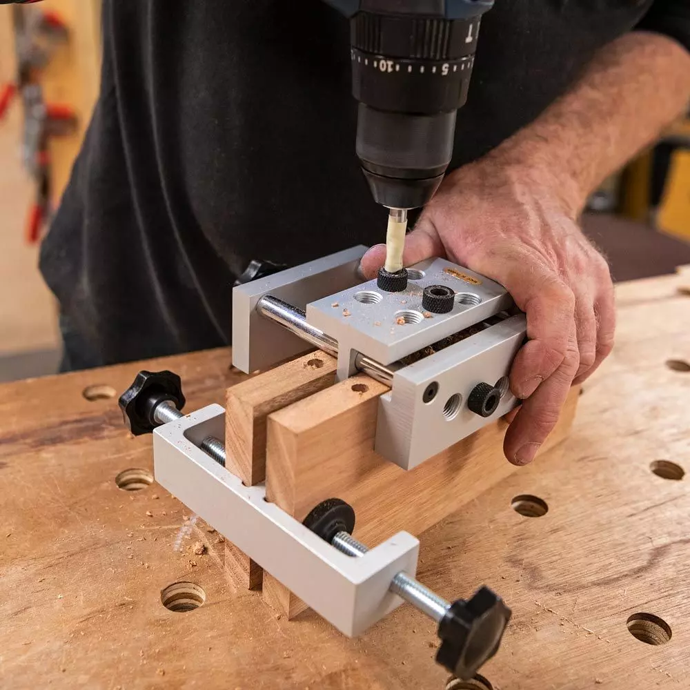Axminster Workshop Centrumtappsjigg / Jigg för Pluggborr 2- i-1