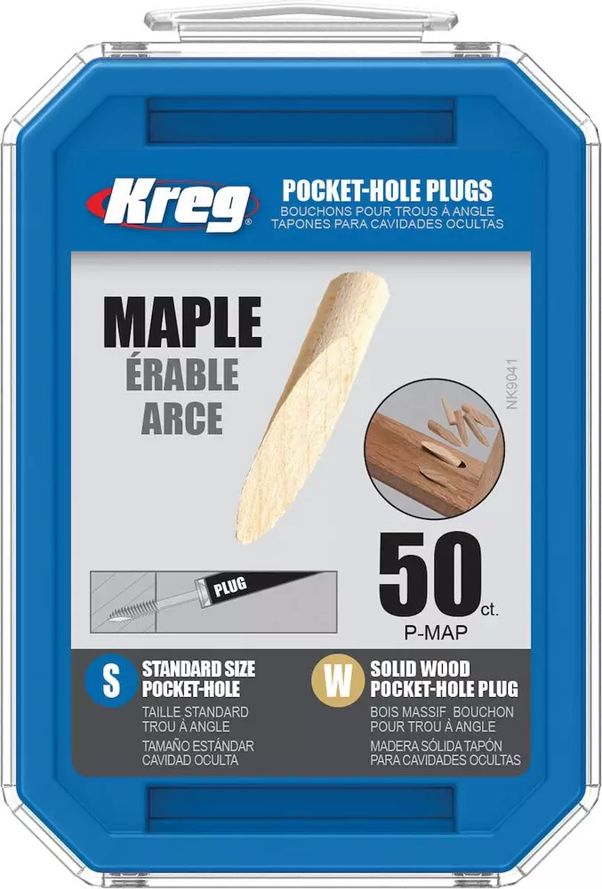 Kreg Standard Pocket-Hole Plugs - maple, 50 pcs IGM