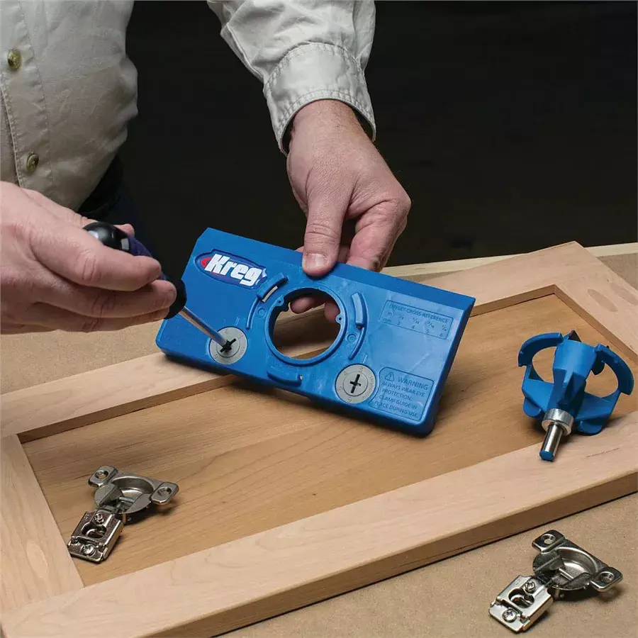 Kreg Concealed Hinge Jig / Jigg för borrning av grytgångjärn