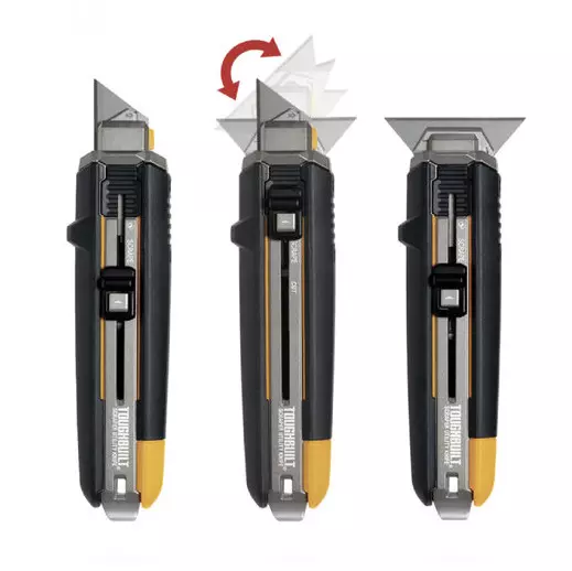 Toughbuilt 2in1 Universalkniv & Skrapa inkl. 5 blad