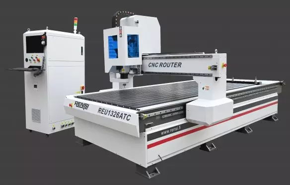 Rensi REU1326ATC Verktygsväxlare, T-spårsbord 1300 X 2600 mm (ej vakuum)
