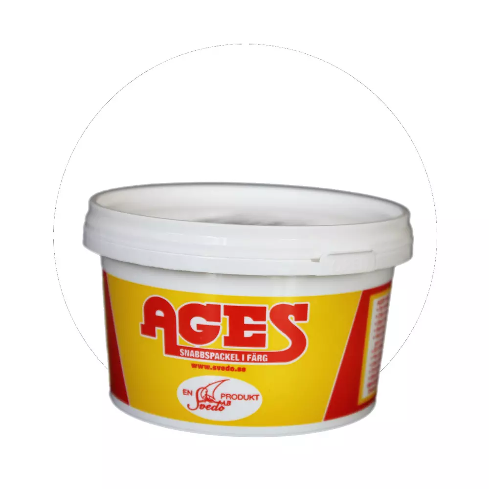 Ages Spackel 201 - Vit (400gram)