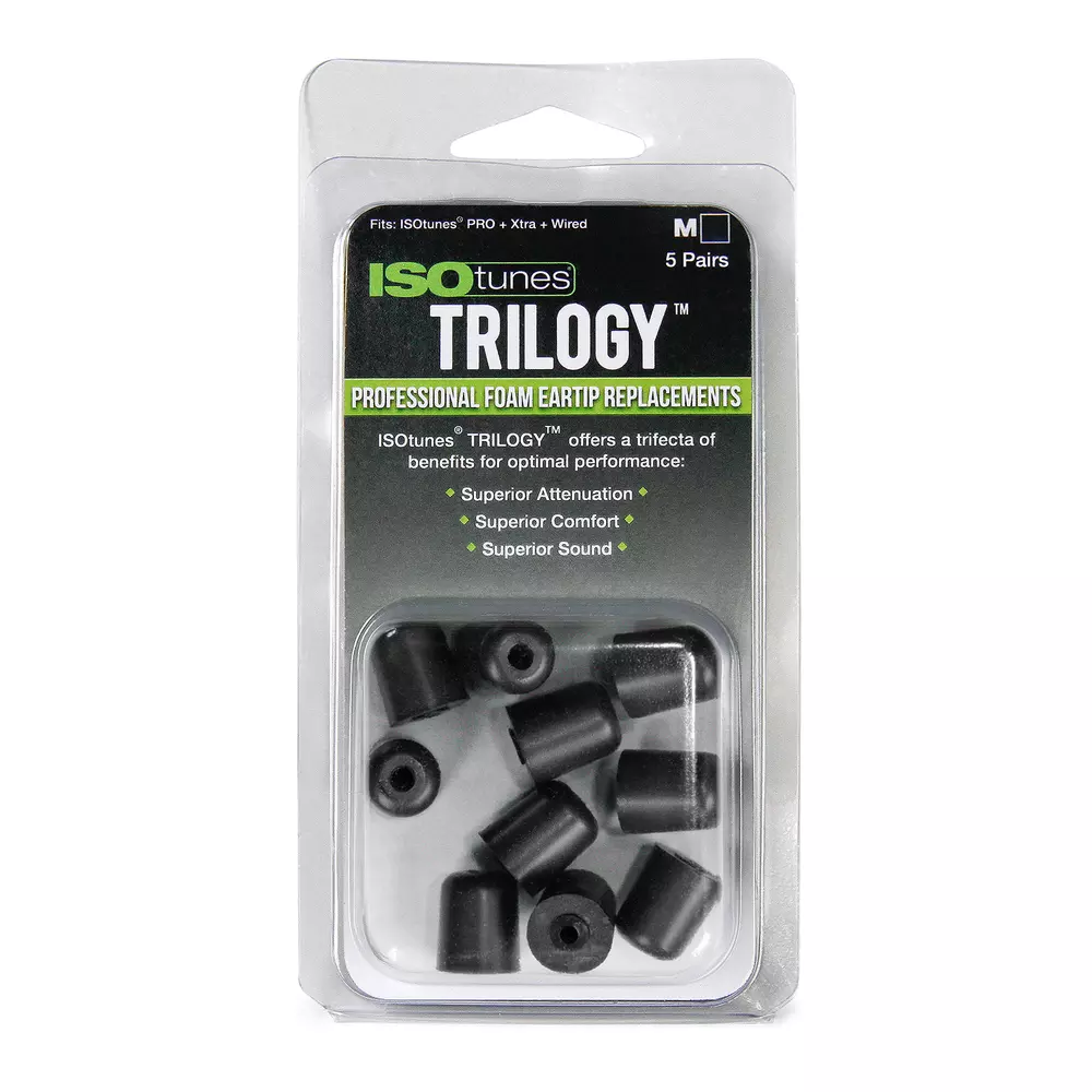 ISOTUNES Öronproppar för Pro & Xtra 5-pack Medium